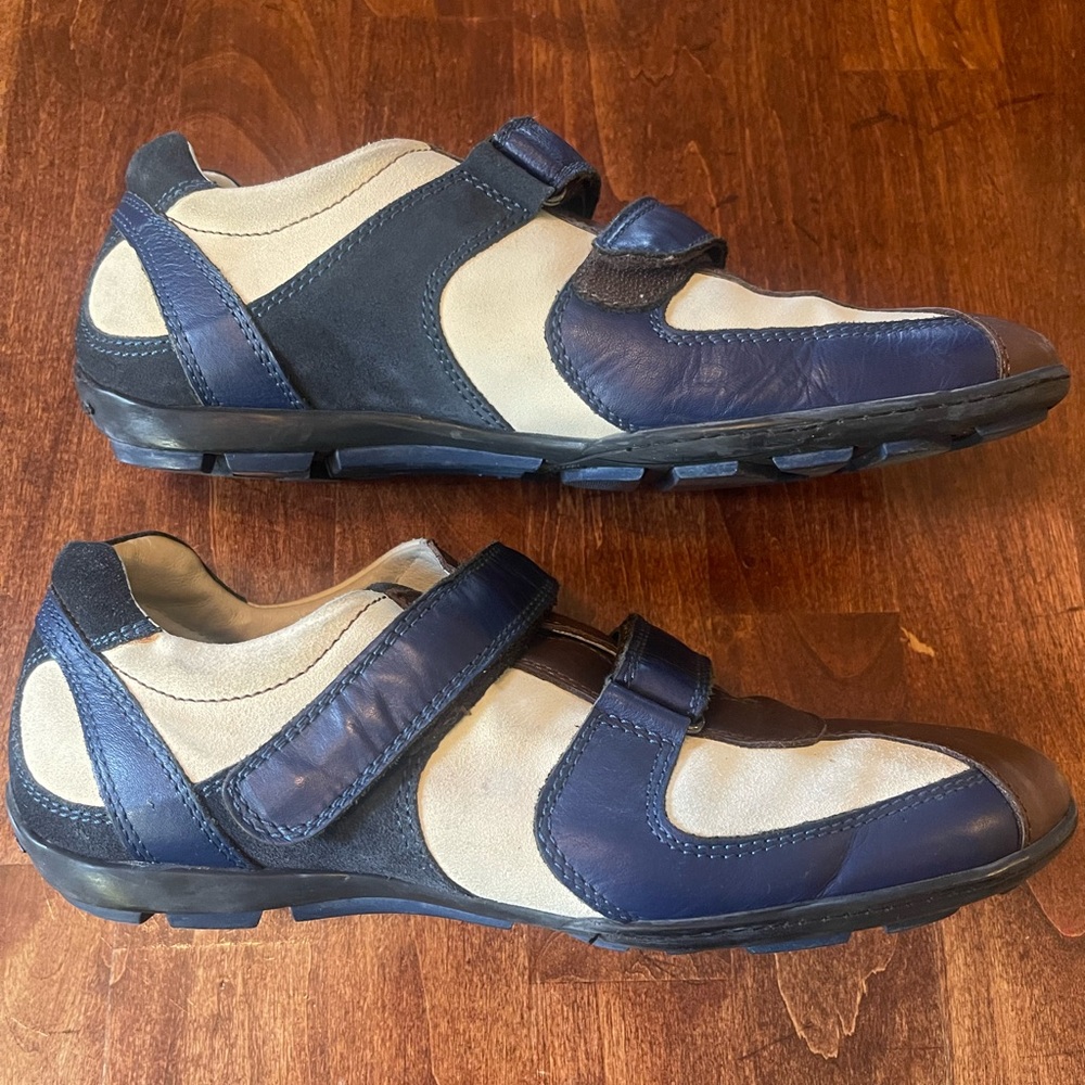 Donald J. Pliner Navy and Black Sneakers